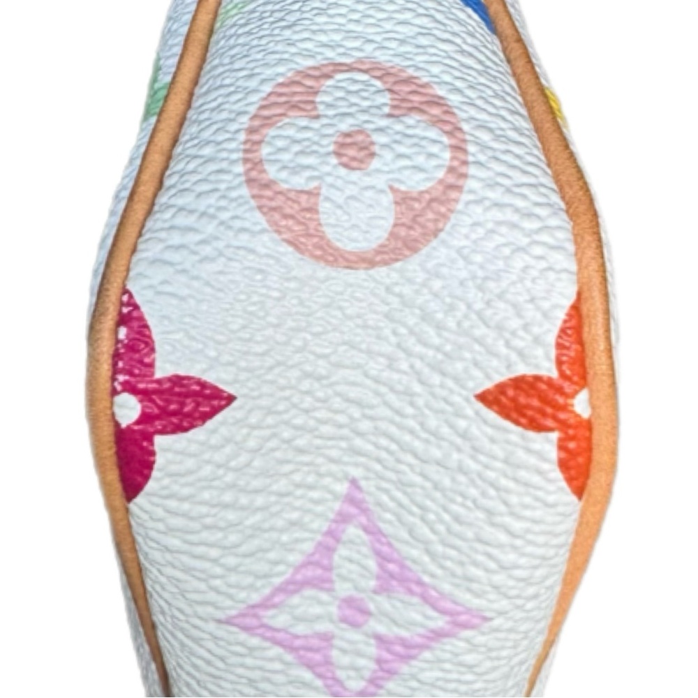 💞VINTAGE LOUIS VUITTON x MURAKAMI 1st-Gen White Multicolor Monogram Pochette🌈 - Picture 10 of 15